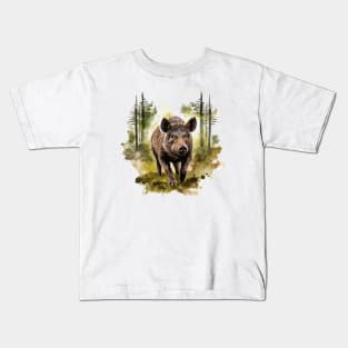 Wild Boar Kids T-Shirt